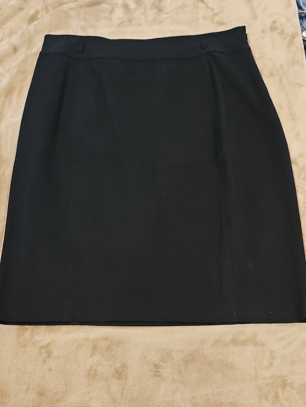 Ralph Lauren Black Tailored Pencil Skirt